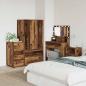 Preview: ARDEBO.de - Aufbewahrungsschrank 40 x 48 x 81 cm Holzwerkstoff Altholz