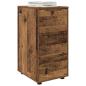 Preview: Aufbewahrungsschrank 40 x 48 x 81 cm Holzwerkstoff Altholz
