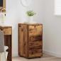 Preview: Aufbewahrungsschrank 40 x 48 x 81 cm Holzwerkstoff Altholz