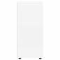 Preview: Aufbewahrungsschrank Weiß 40 x 48 x 105 cm Holzwerkstoff