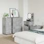 Preview: Aufbewahrungsschrank Beton Grau 40 x 48 x 105 cm Holzwerkstoff