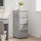 Preview: Aufbewahrungsschrank 40 x 48 x 105 cm Holzwerkstoff Betongrau