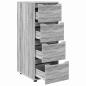 Preview: Aufbewahrungsschrank Graues Sonoma 40 x 48 x 105 cm