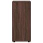 Preview: Aufbewahrungsschrank Braun Eichen-Optik 40 x 48 x 105 cm