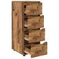 Preview: Aufbewahrungsschrank Altholz 40 x 48 x 105 cm Holzwerkstoff