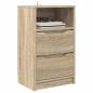 Preview: Nachttische 2 pcs Sonoma-Eiche 40 x 30 x 467 cm Holzwerkstoff