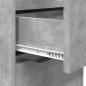 Preview: Nachttische 2 pcs Beton Grau 40 x 30 x 467 cm Holzwerkstoff