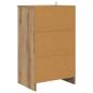 Preview: Nachttisch Artisan-Eiche 40 x 30 x 467 cm Holzwerkstoff