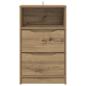 Preview: Nachttische 2 pcs Artisan-Eiche 40 x 30 x 467 cm Holzwerkstoff