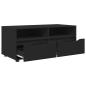 Preview: TV-Schränk Schwarz 100 x 48 x 43 cm Holzwerkstoff