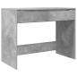 Preview: Schreibtisch Beton Grau 100 x 50 x 78 cm Holzwerkstoff