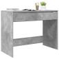Preview: Schreibtisch Beton Grau 100 x 50 x 78 cm Holzwerkstoff