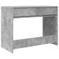 Preview: Schreibtisch Beton Grau 100 x 50 x 78 cm Holzwerkstoff