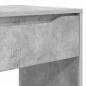 Preview: Schreibtisch Beton Grau 100 x 50 x 78 cm Holzwerkstoff