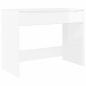 Preview: Schreibtisch Hochglanz Weiß 100 x 50 x 78 cm Holzwerkstoff