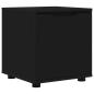 Preview: Badezimmerschrank 40,5 x 40 x 44 cm Holzwerkstoff Schwarz