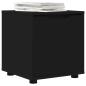 Preview: Badezimmerschrank Schwarz 40,5 x 40 x 44 cm Holzwerkstoff