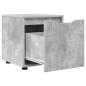 Preview: ARDEBO.de - Badezimmerschrank Beton Grau 40,5 x 40 x 44 cm Holzwerkstoff