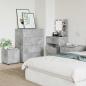 Preview: Badezimmerschrank 40,5 x 40 x 44 cm Holzwerkstoff Beton Grau