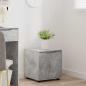 Preview: Badezimmerschrank 40,5 x 40 x 44 cm Holzwerkstoff Beton Grau