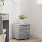 Preview: ARDEBO.de - Badezimmerschrank Graues Sonoma 40,5 x 40 x 44 cm Holzwerkstoff