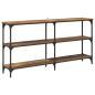 Preview: Konsolentisch Altholz 150 x 29 x 75 cm Sperrholz und Metall