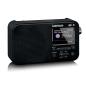Preview: Tragbares DAB+ FM-Radio mit Bluetooth® 2,4" TFT-Display Schwarz