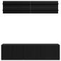 Preview: TV-Einheiten 6 pcs Schwarz Eichen-Optik Holzwerkstoff