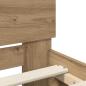 Preview: Bettrahmen Artisan-Eiche 120 x 190 cm Holzwerkstoff