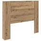 Preview: Kopfteil Schrank mit Regal Artisan-Eiche 120 x 15 x 103.5 cm