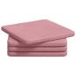 Preview: Sitzkissen 4 pcs Rosa 40 x 40 x 3 cm Samt