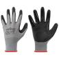 Preview: Arbeitshandschuhe 12 Stk. Grau und Schwarz 7 / S Polyester