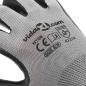 Preview: Arbeitshandschuhe 24 pcs Grau und Schwarz 8 / m Polyester