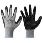Preview: Arbeitshandschuhe 24 Stk. Grau und Schwarz 9 / l Polyester