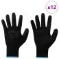 Preview: Arbeitshandschuhe 12 pcs Schwarz 9 / l Polyester