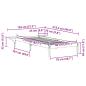 Preview: Bettgestell mit Nachttischen Natur 80 x 210 cm