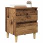 Preview: Bettschrank Altholz 40 x 35 x 50 cm Holzwerkstoff
