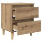 Preview: Bettschrank Artisan-Eiche 40 x 35 x 50 cm Holzwerkstoff