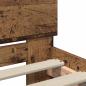 Preview: Bettrahmen mit Kopfteil Altholz 75 x 190 cm Holzwerkstoff