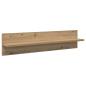Preview: Wandregale 4 pcs Artisan-Eiche 80 x 11,5 x 18 cm Holzwerkstoff