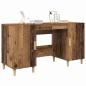 Preview: Schreibtisch mit Regal Altholz 140 x 50 x 75 cm Holzwerkstoff