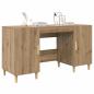 Preview: Schreibtisch Artisan-Eiche 140 x 50 x 75 cm Holzwerkstoff