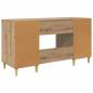 Preview: Schreibtisch Artisan-Eiche 140 x 50 x 75 cm Holzwerkstoff