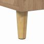 Preview: Schreibtisch Artisan-Eiche 140 x 50 x 75 cm Holzwerkstoff