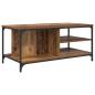 Preview: ARDEBO.de - Couchtisch Altholz 100 x 50 x 45 cm Holzwerkstoff