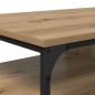 Preview: Couchtisch Artisan-Eiche 100 x 50 x 45 cm Holzwerkstoff