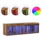 Preview: TV-Wandschrank Altholz 100 x 30 x 30 cm Holzwerkstoff