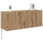 Preview: TV-Wandschrank Artisan-Eiche 100 x 35 x 41 cm Holzwerkstoff