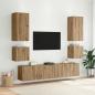 Preview: TV-Wandschrank Artisan-Eiche 100 x 35 x 41 cm Holzwerkstoff