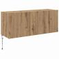 Preview: TV-Wandschrank Artisan-Eiche 100 x 35 x 41 cm Holzwerkstoff